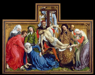 Afdaling van het kruis, ca. 1435 door Rogier van der Weyden